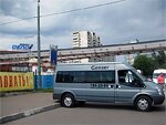Бесплатный автобус Genser в пункт аренды автомобилей АрендаАвто-лкн на ул.Добролюбова